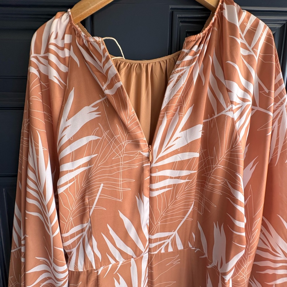 Bohme Orange Long Sleeve Dress - Picture 4 of 6